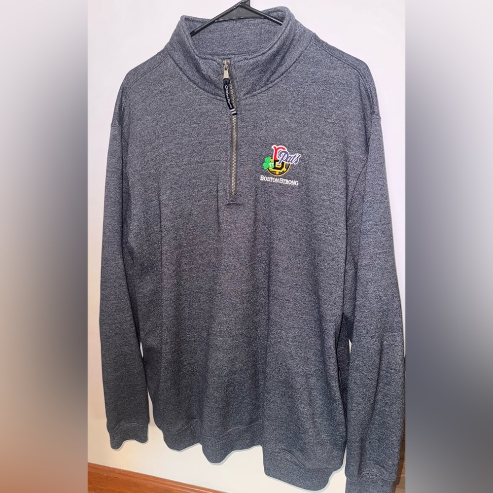 Charles River Apparel Boston Strong Sports Quarter Zip - NWOT